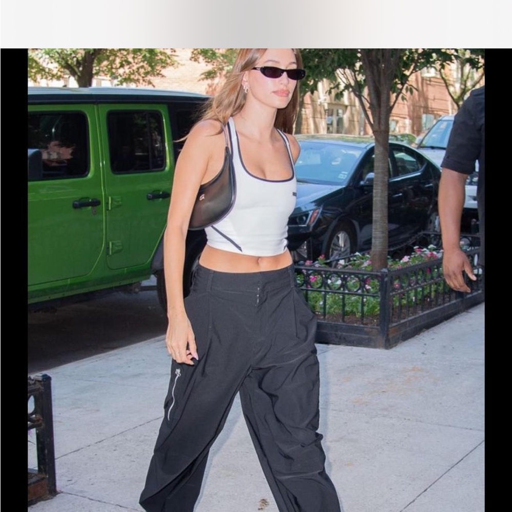Bottega Veneta Black Wide-Leg Cargo Pants